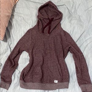 Women’s burgundy hoodie